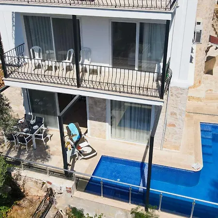 Apartment Sea View 5 En-suit Villa, Pool Heatable, Free Wifi Villahappy In Kalkan
