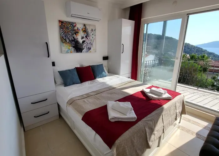 Sea View 5 En-suit Villa, Pool Heatable, Free Wifi Villahappy In Kalkan * Kaş