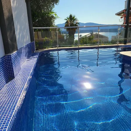 Sea View 5 En-suit Villa, Pool Heatable, Free Wifi Villahappy In Kalkan Apartmán Kaş