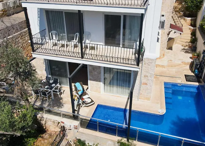 Apartment Sea View 5 En-suit Villa, Pool Heatable, Free Wifi Villahappy In Kalkan