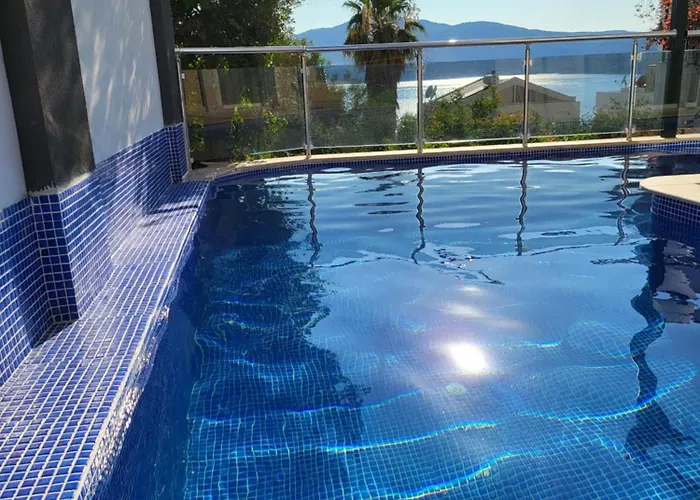 Sea View 5 En-suit Villa, Pool Heatable, Free Wifi Villahappy In Kalkan Apartment Kas